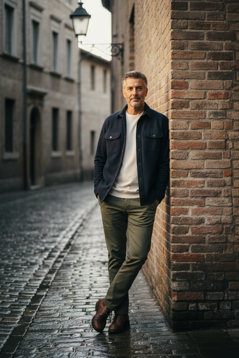 Heren · Van casual naar verzorgd zonder pak: drie moeiteloze looks